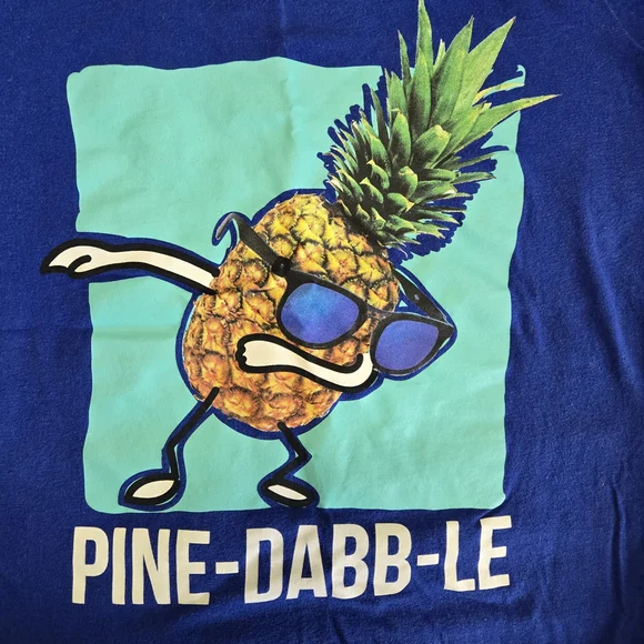 OshKosh B'gosh Blue Pineapple Tee - Picture 1 of 3